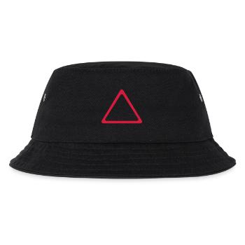 Warning - Kids’ Bucket Hat - black - Front