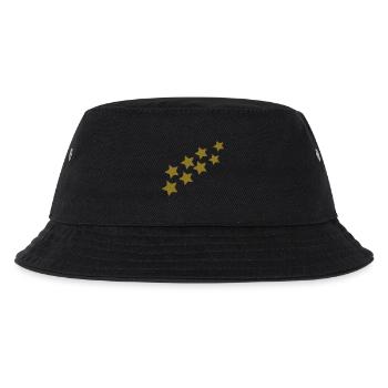 sterne - Kinder Bucket Hat - Schwarz - Vorne