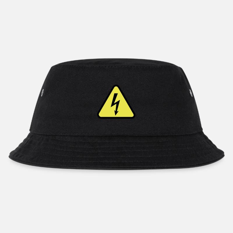 electricity - Kids’ Bucket Hat - black