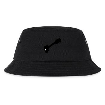 Gitarre - Kinder Bucket Hat - Schwarz - Vorne