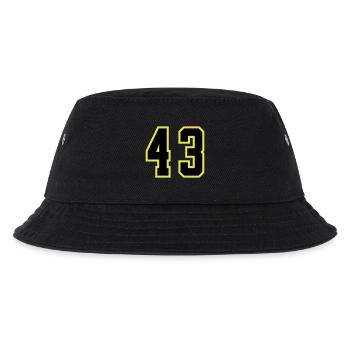 43 Number Jersey - Kids’ Bucket Hat - black - Front