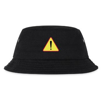 Warning Triangle - Kids’ Bucket Hat - black - Front