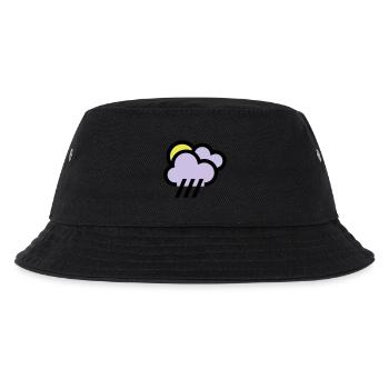 Rainy weather, bad weather, chill icon - Kids’ Bucket Hat - black - Front