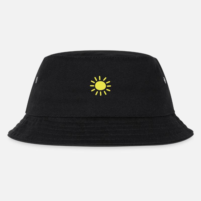 sol - Kinder Bucket Hat - Schwarz
