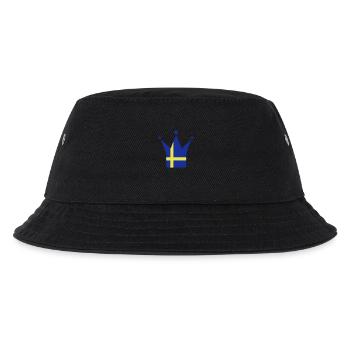 Schweden - Kinder Bucket Hat - Schwarz - Vorne