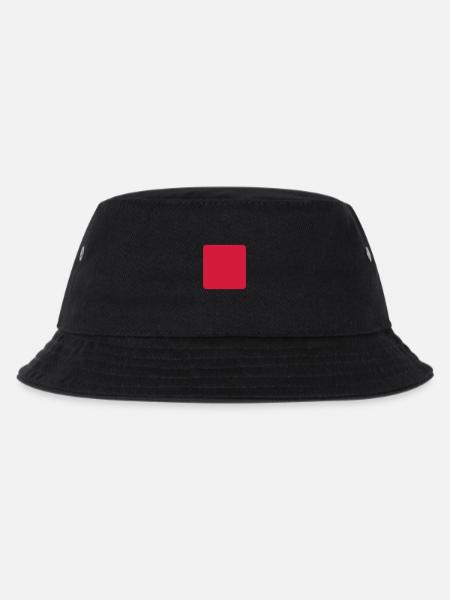formen19 - Kinder Bucket Hat - Schwarz