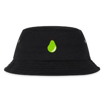 Birne - Obst - Kinder Bucket Hat - Schwarz - Vorne