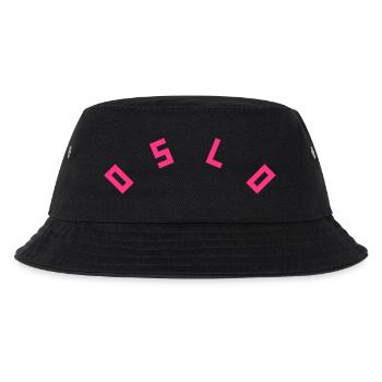 Oslo - Kinder Bucket Hat - Schwarz - Vorne