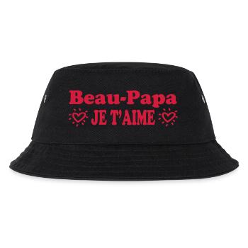 Beau-Père je t'aime - Bob Enfant - noir - Devant