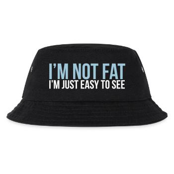im not fat - Kids’ Bucket Hat - black - Front