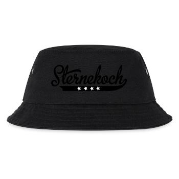 2541614 115350371 Sternekoch - Kinder Bucket Hat - Schwarz - Vorne