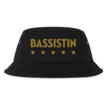Bassist Bassistin Bassgitarre Gitarre Bass Musik - Kinder Bucket Hat - Schwarz - Vorne