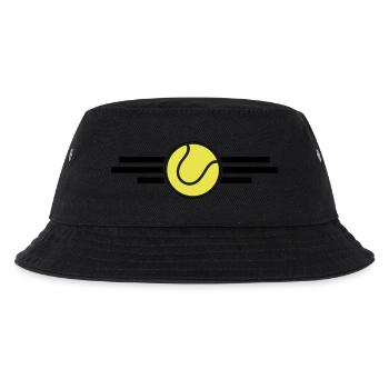 tennis - Kinder Bucket Hat - Schwarz - Vorne