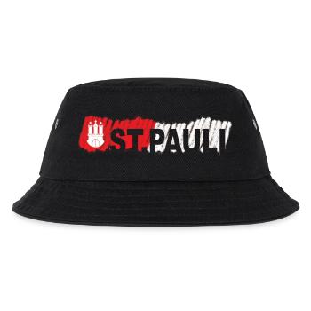 ST.Pauli 2FB - Kinder Bucket Hat - Schwarz - Vorne