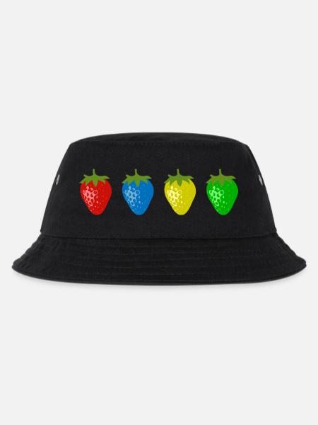 Fraises colorées - Bob Enfant - noir