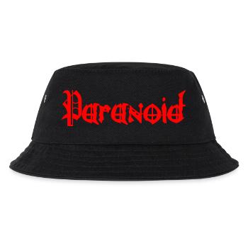 paranoid - red - Kinder Bucket Hat - Schwarz - Vorne
