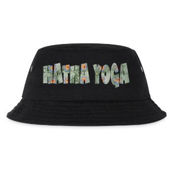 hatha yoga lettering e 211 - Kids’ Bucket Hat - black - Front