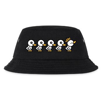 leader koenig crown queen princess prince a - Kids’ Bucket Hat - black - Front