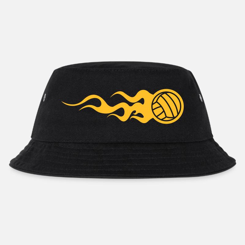 Volleyball - Kinder Bucket Hat - Schwarz