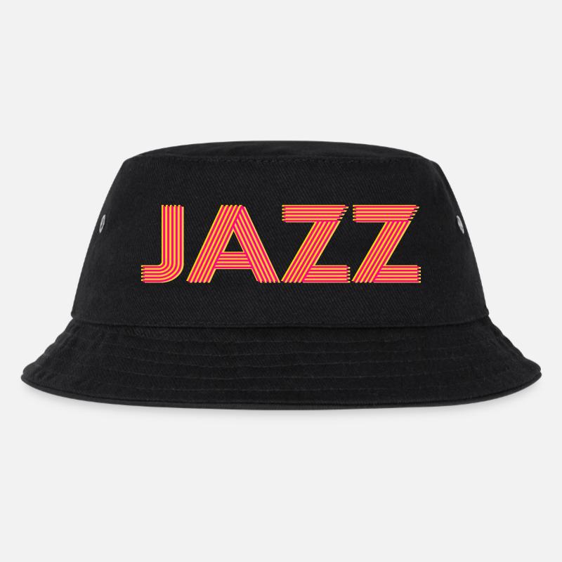 Jazz - Kinder Bucket Hat - Schwarz