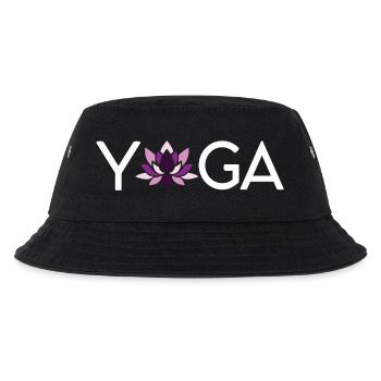 Yoga Geschenkidee - Kinder Bucket Hat - Schwarz - Vorne