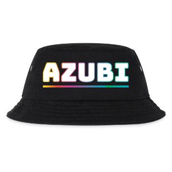 Design Azubi weiss bunt - Kinder Bucket Hat - Schwarz - Vorne