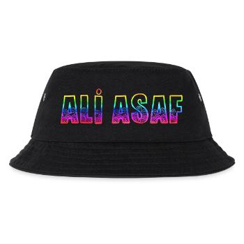 Ali Asaf RS Rainbow - Kids’ Bucket Hat - black - Front