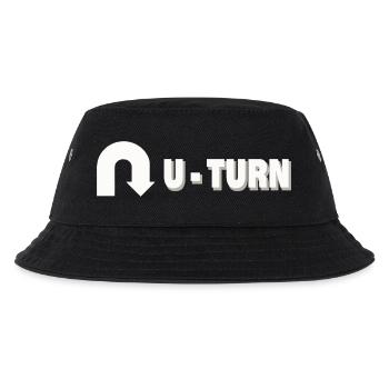 U-TURN - Kids’ Bucket Hat - black - Front