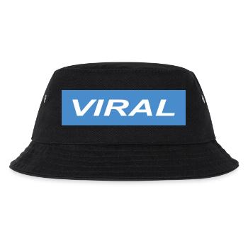 VIRAL - Kinder Bucket Hat - Schwarz - Vorne