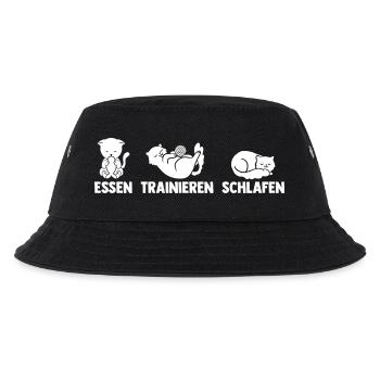 Golfspieler Golf - Kinder Bucket Hat - Schwarz - Vorne