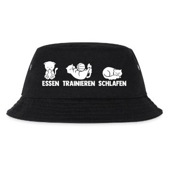 Basketballspieler Basketball - Kinder Bucket Hat - Schwarz - Vorne