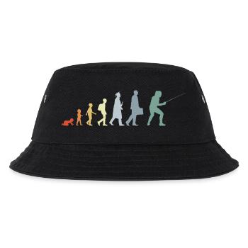 Fechter Evolution - Kinder Bucket Hat - Schwarz - Vorne
