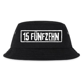 15 fünfzehn Jahre Rock Grunge - Kinder Bucket Hat - Schwarz - Vorne