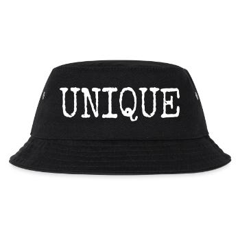 Unique Einzigartig Unikat Selbstwert Einzig Artig - Kinder Bucket Hat - Schwarz - Vorne