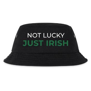 Not Lucky Just Irish - Kids’ Bucket Hat - black - Front