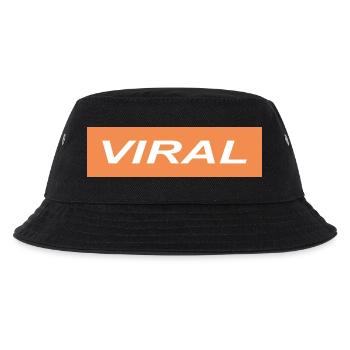 VIRAL - Kinder Bucket Hat - Schwarz - Vorne