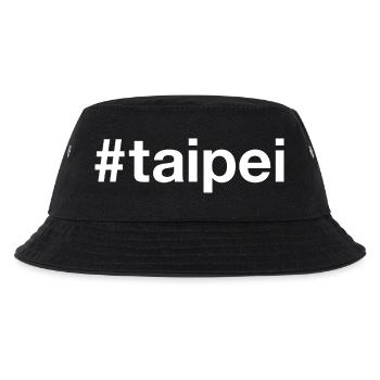 Taipei Taiwan Hashtag - Kids’ Bucket Hat - black - Front