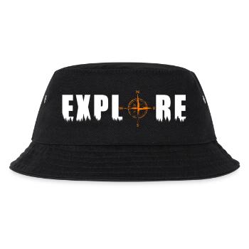 Explorez le motif avec une boussole - Bob Enfant - noir - Devant