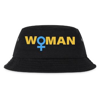 WOMAN - Kinder Bucket Hat - Schwarz - Vorne