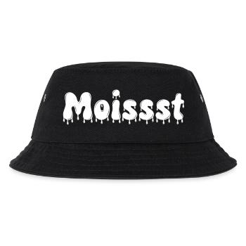 Moist Dripping Text - Kids’ Bucket Hat - black - Front
