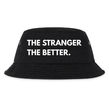 The Stranger The Better - Kinder Bucket Hat - Schwarz - Vorne