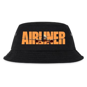 Airliner B 737 - Kinder Bucket Hat - Schwarz - Vorne
