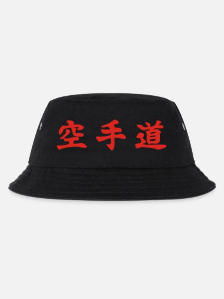 Karate-Do waagrecht - Kinder Bucket Hat - Schwarz