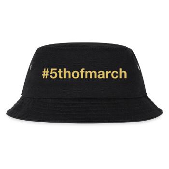 born on March 5 birthday birthday - Kids’ Bucket Hat - black - Front