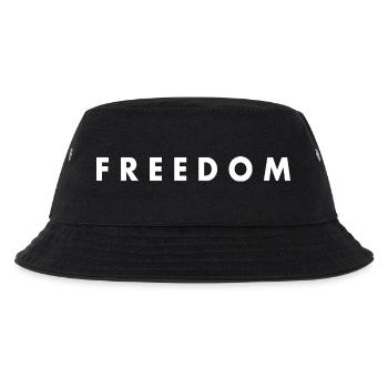 Freedom - Kinder Bucket Hat - Schwarz - Vorne