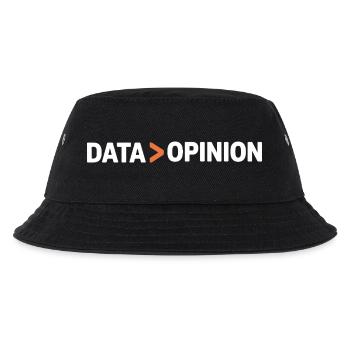 Daten über Meinung, Statistik, Analyse, Wissenschaft - Kinder Bucket Hat - Schwarz - Vorne
