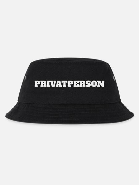 Privatperson - Kinder Bucket Hat - Schwarz