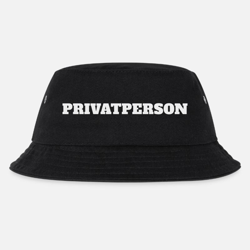 Privatperson - Kinder Bucket Hat - Schwarz