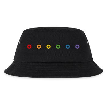 LGBT Regenbogen donuts LGBT lgbtqi queer - Kinder Bucket Hat - Schwarz - Vorne