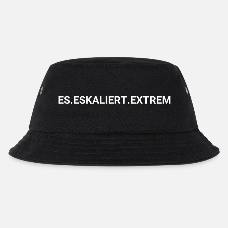 IT ESCALATES EXTREMELY - Kids’ Bucket Hat - black